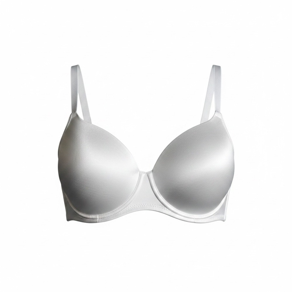 Bali One Smooth U Ultra Light Underwire Bra White 36DD 3456 Full Coverage